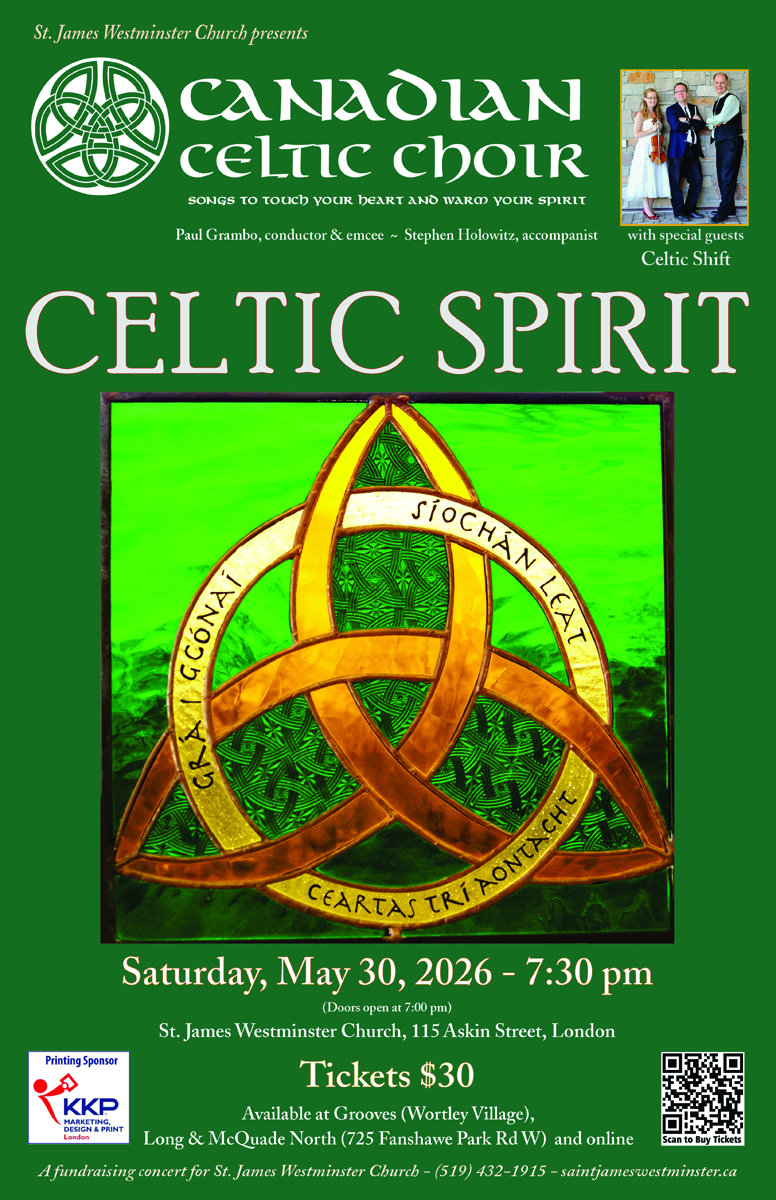 Poster for St. James Westminister Concert